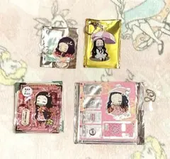 鬼滅の刃　竈門禰豆子　アクリルスタンド　アクリルキーホルダー　4点セット