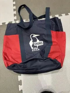 CHUMS ネイビー レッド トートバッグのサムネイル