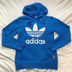 【adidas】 ニットパーカー　Sサイズ