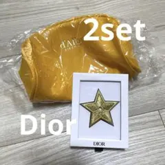Dior ディオール ノベルティ 星 スター ゴールド　ダルバ　ポーチ