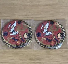 エースバーン 箔押し缶バッジ B 2個