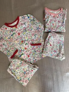 花柄パジャマ　100 2着セットのサムネイル