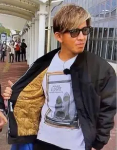 新品 黒金 XL ダービーオブサンフランシスコ ダービージャケット 木村拓哉 新品 黒金 XL ダービーオブサンフランシスコ ダービージャケット 木村