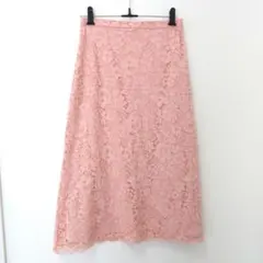 ZARA BASIC❁ピンク レースフレアスカートのサムネイル