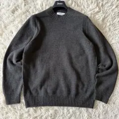 GRAN SASSO ニット 50 バージンウール100% グレー イタリア製