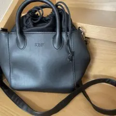 再値下げ KBF ブラック 巾着 ショルダーバッグ ムック本