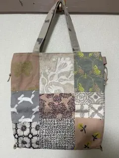 ハンドメイド ミナペルホネン　5wayバッグ　ミナパッチ&run run run