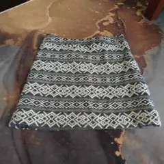 Clear幾何学模様グレースカート サイズ36