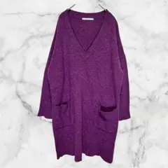 アーバンリサーチドアーズ　 ニットセーター オーバーサイズ　VネックFree