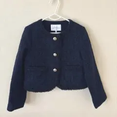 グリーンレーベルリラクシング＊ツイードセットアップ＊ネイビー＊125㎝