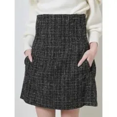 SNIDEL スナイデル ハイウエストスカショーパン ツイードスカート 量産型