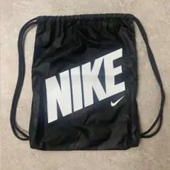NIKE ナイキ ナップサック ブラック ビッグロゴ Y2K