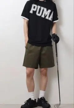 PUMA GOLF モックネック　半袖シャツ XL ブラック