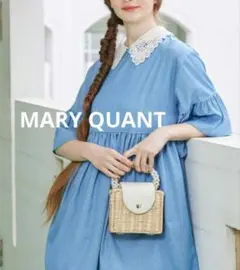 【新品タグ付】MARY QUANT パールラタン ショルダー アイボリー