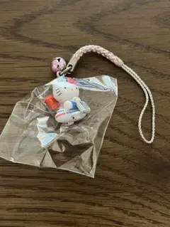 ご当地キティ キーホルダー ストラップ 秋葉原 めがねっこ メイド