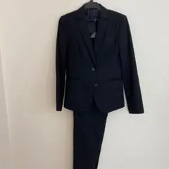 黒 リクルートスーツ シングルボタン