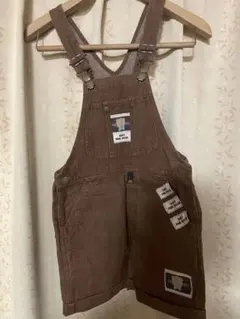 BABY PINK HOUSE ブラウンオーバーオール 100cm