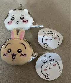 ちいかわ　ミニがま口ポーチ2点