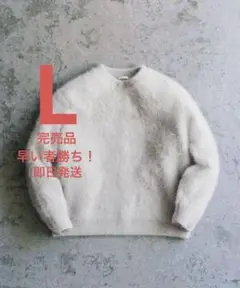 LIDNM FOX CASHMERE KNIT【Lサイズ】
