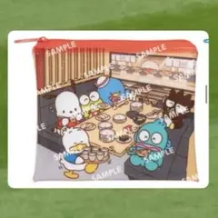 スシロー×『はぴだんぶい』！はぴなついぇい！クリアポーチ はぴだんぶい 店内