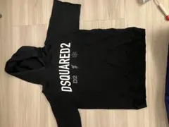 DSQUARED2 D2ロゴ パーカー ブラック ディースクエアード フーディー