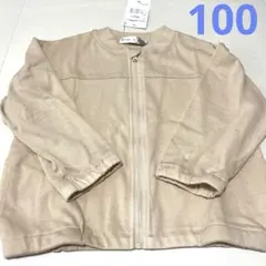 新品 エバークローゼット シェルベージュ シースルーブルゾン 100 エバクロ