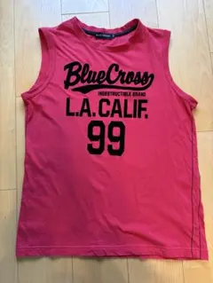 BLUE CROSS ノースリーブ Tシャツ レッド LLのサムネイル