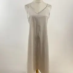 美品GU ジーユー コーデュロイ キャミソールワンピース 着回し 万能 Vネック