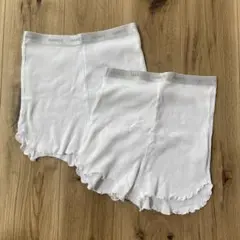 Hanes HANES UNDIES リブパンツ 白 M-L