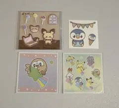 ポケモン　ポケピース　シール　ぷっくりシール