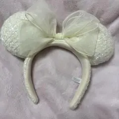 東京ディズニーリゾート ミッキーミニー カチューシャ ホワイト