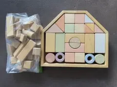 つみきのいえ 木製積み木セット