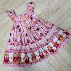 ジンジャーマンクッキープリント　ジャンスカ