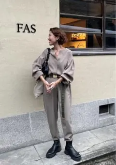 RONEL 大草直子コラボ　ツイルオールインワンのサムネイル
