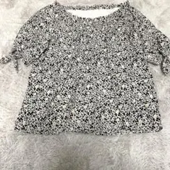 MAJESTIC LEGON　花柄　七分袖　ブラウス