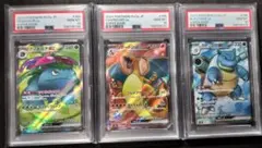 連番 フシギバナ リザードン カメックスex sr psa10 最新ケース