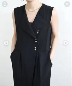 LHELBIE ボタンデザイン オールインワン ※裾上げしていますのサムネイル