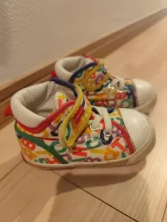 ホットビスケッツカラフルアルファベットデザインスニーカー13.5