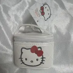 サンリオ タグ付き ハローキティ キルティング ミニポーチ