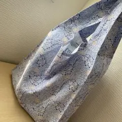 さらに大きめエコバッグ・ウィリアムモリス　【ゴムは黒】
