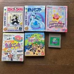 ポケットモンスター緑　銀　モノポリー　ゲームボーイソフト6本