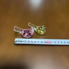 びーどろの置物　鳥　2つセット　鹿児島　薩摩