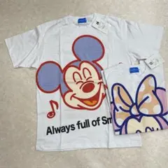 ディズニーランド　ミッキーL/ミニーM Tシャツ　2枚セット　新品