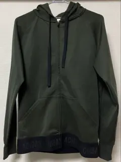 ADIDAS COMBAT パーカー グリーンカーキ　メンズ　アジダス　ジャージ