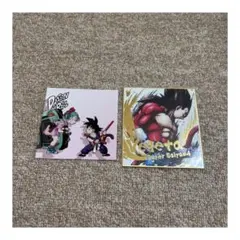 ドラゴンボール ミニ色紙 2枚セット ブルマ 悟空 ベジータ