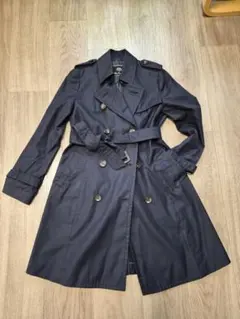 美品☆ネイビー トレンチコートのサムネイル