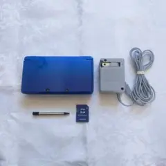 【美品】【FW7.1.0】ニンテンドー3DS コバルトブルー すぐ遊べるセット