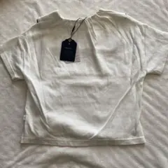 オフホワイト 襟付きTシャツ 90
