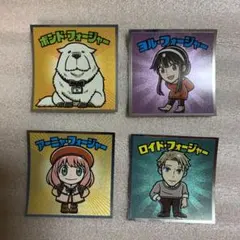 スパイファミリーマンチョコ　フォージャー家　4枚セット