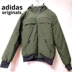 adidas アディダス レディース フード ジャンパー カーキ S 美品